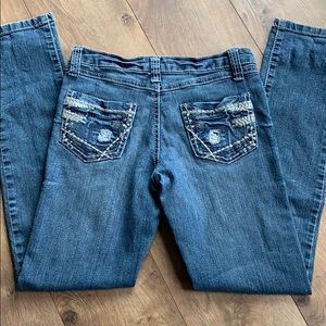 Karma Blue Rhinestone Jeans